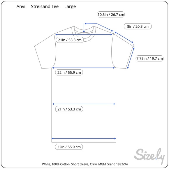 Barbra Streisand T-Shirt MGM Grand The Concert 1994 White Large Beret Smile - Picture 6 of 6